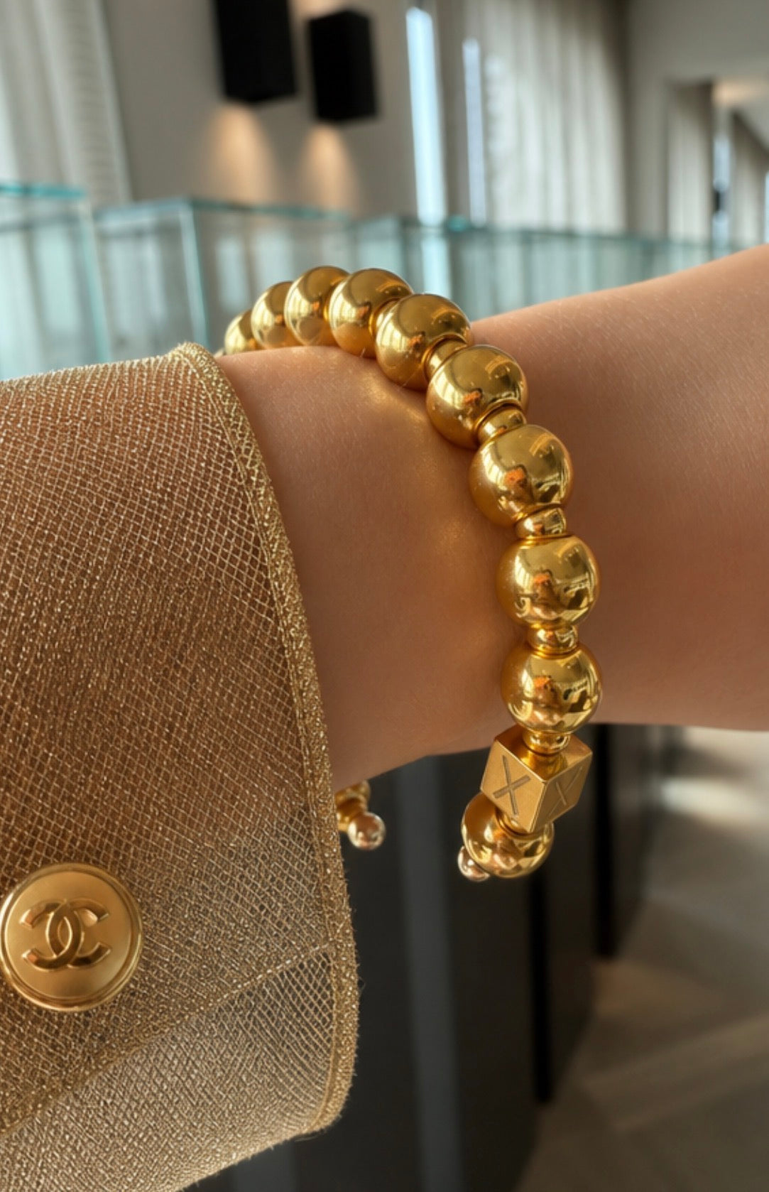 Golden Essence X Bangle