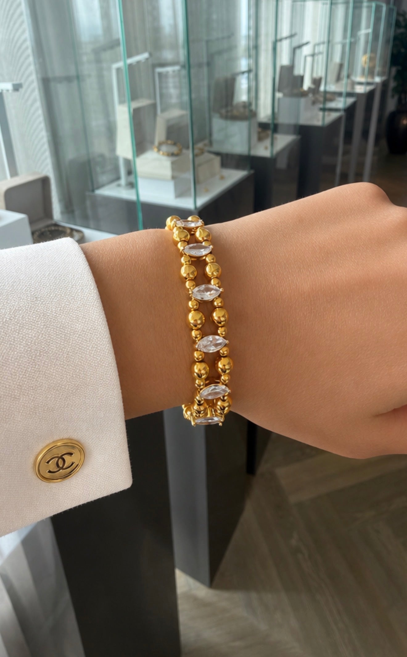 The Signature Marquise Bangle